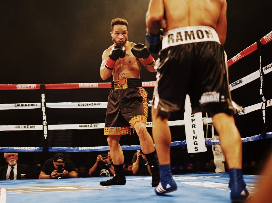 Patricio Manuel, the first openly transgender man to box professionally in the U.S., faced off against Hugo Aguilar on Saturday evening at a casino in Indio, Calif. The judges declared Manuel the winner.