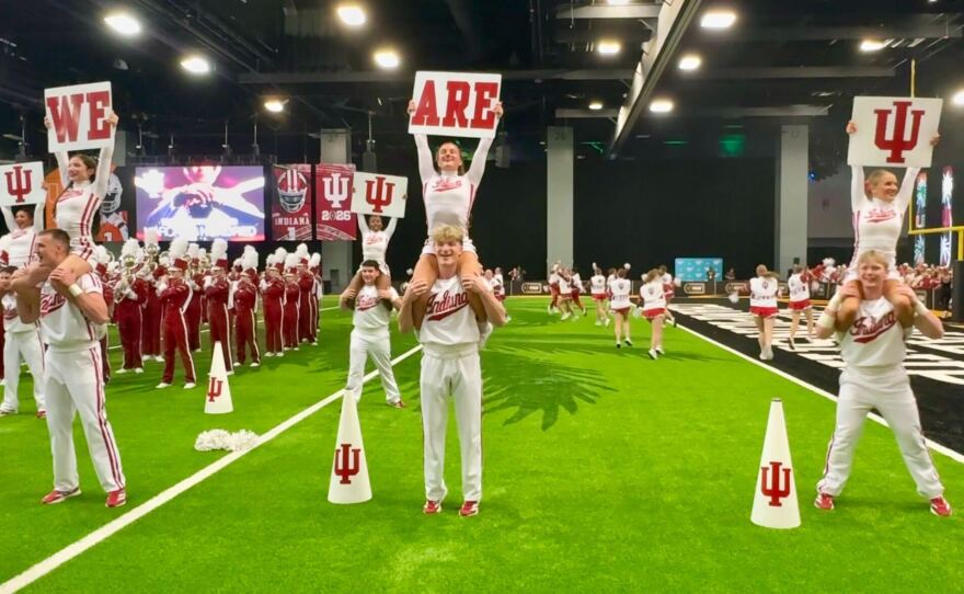 Hoosiers turned out Sunday at Playoff Fan Central in Miami Beach.