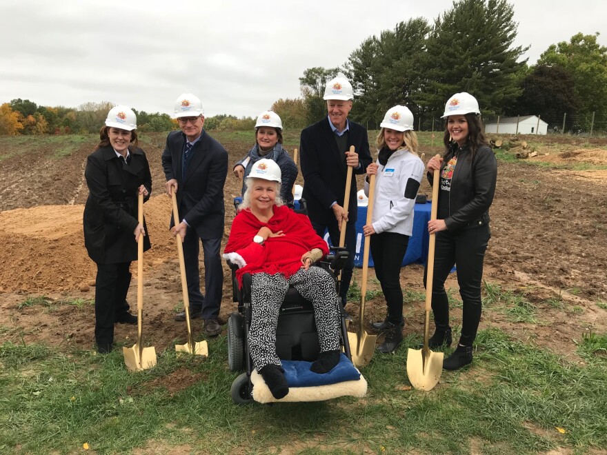 Kids Food Basket groundbreaking