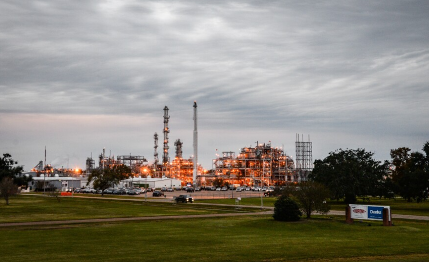 The Denka Performance Elastomer in Reserve, Louisiana. Petrochemical plants were the subject of Halle Parker's first episode of the Sea Change podcast