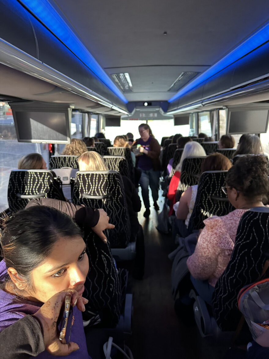 A bus filled with about 70 parents and providers from across New York State went to Albany Tuesday morning to advocate for a key child development program.