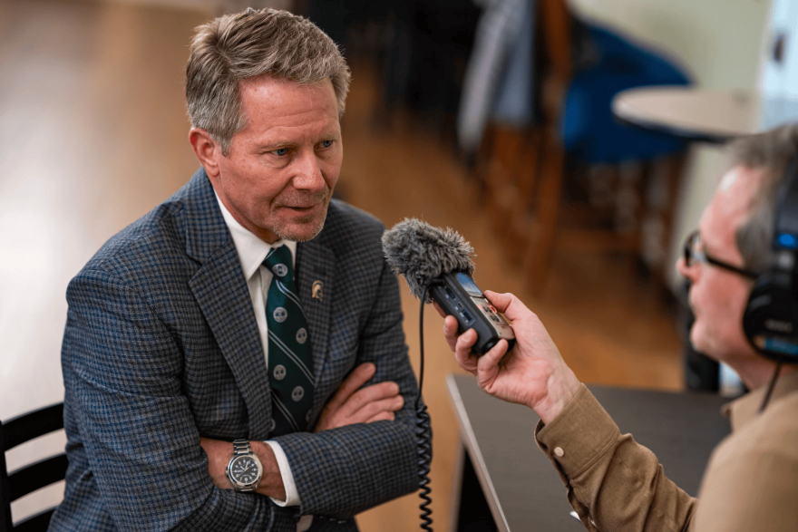 MSU President Kevin Guskiewicz was hired in December of 2023.