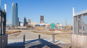 The site of the MAPS 3 park in downtown Oklahoma City.