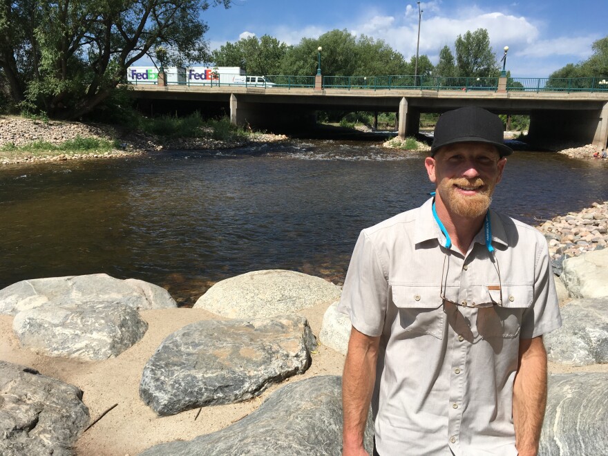 Evan Stafford with American Whitewater says he's concerned about the effects the Northern Integrated Supply Project could have on the Poudre River Whitewater Park.