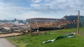 During Tuesday morning's storms, Bourbon County's Hidden Rose Farm suffered damage to barns, fencing, and an arena — and four horses were injured, according to the farm's Go Fund Me page.