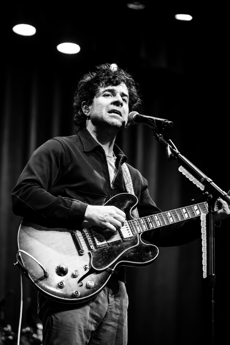 Taylor Goldsmith is the frontman for Dawes while his younger brother Griffin provides drums and background vocals.