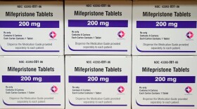 Mifepristone is the drug used in most abortions.