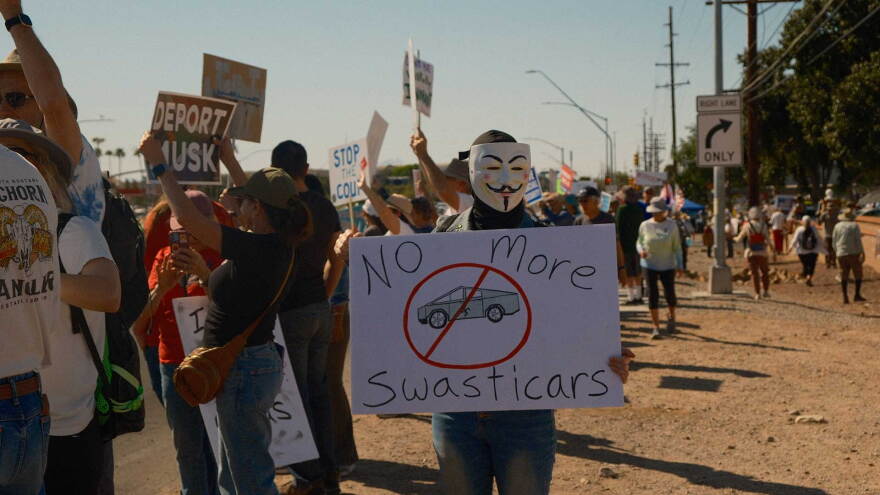 Tesla Protest 2