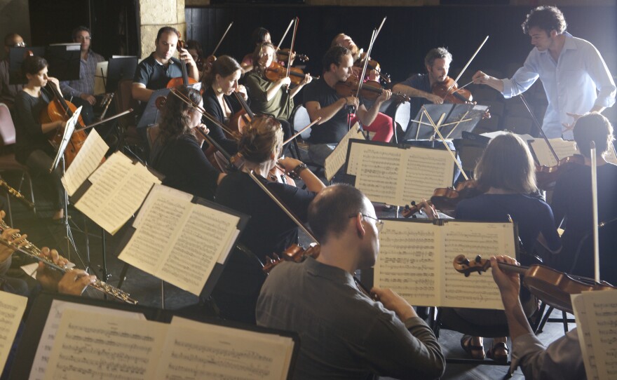 Eric Jacobsen is the conductor and co-director of 'The Knights,' an orchestral collective.