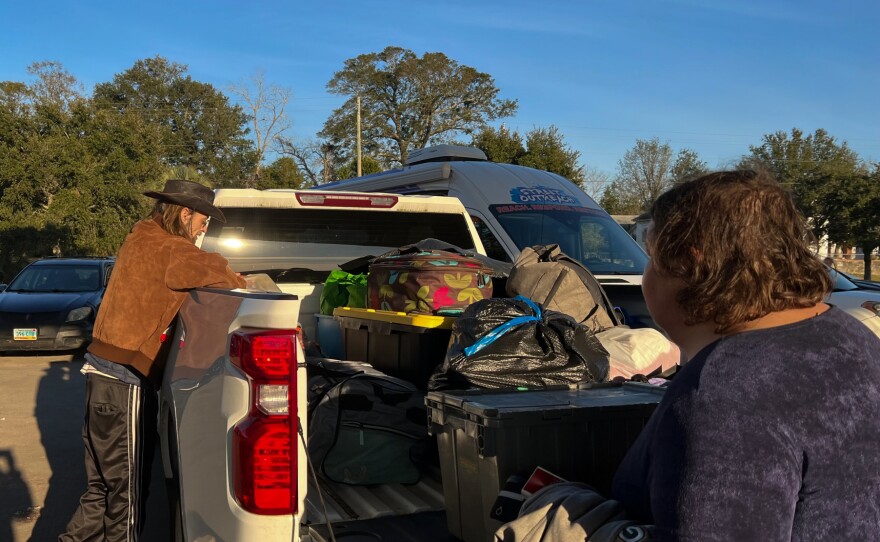 I-110 homeless camp