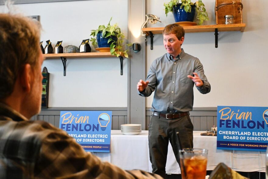 Brian Fenlon is running for at-large director on Cherryland Electric Cooperative's board. (Photo courtesy of Ruth Duero-Fenlon)