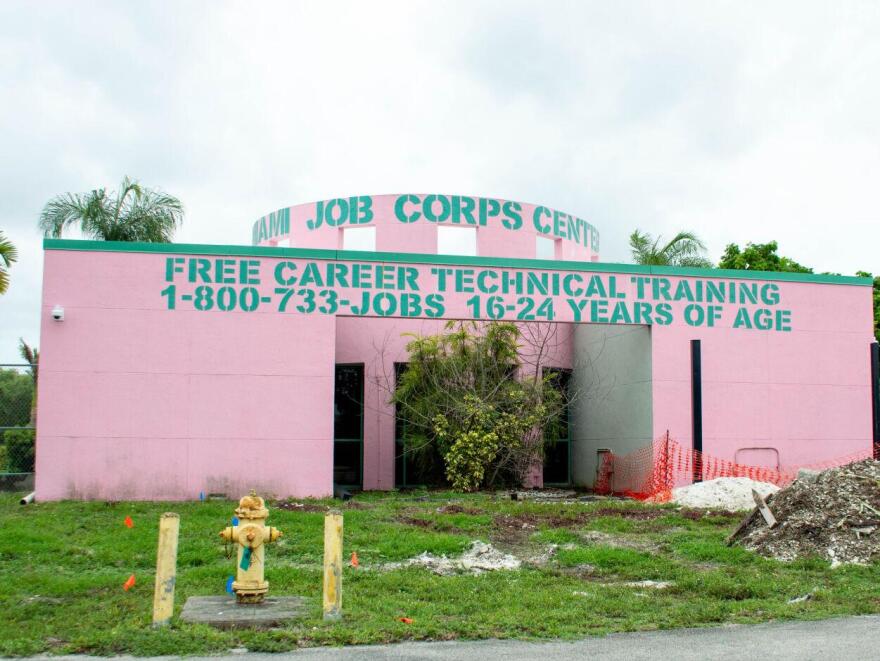 The Miami Job Corps Center, located in Miami Gardens, serves around 300 students, most of whom reside on campus.