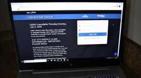 The Uplink system where Hoosiers can apply for unemployment benefits.