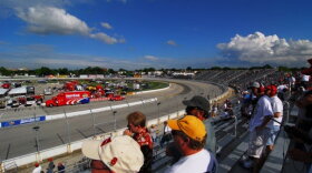 The Milwaukee Mile racetrack stands during the 2007 A.J. Foyt 225 IRL race.