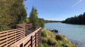 a walkway along the water