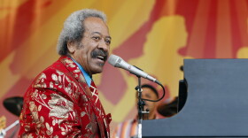 FILE - Allen Toussaint performs at the New Orleans Jazz and Heritage Festival in New Orleans, Saturday, May 7, 2011. A New Orleans city council member is pushing to change a street currently named after Confederate Gen. Robert E. Lee and replace it with one the city’s most famous musicians, Allen Toussaint. (AP Photo/Patrick Semansky, File)