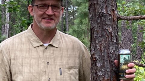 The Nature Conservancy's Brian van Eerden hopes the new brews will educate the public about areas he and other scientists are working to preserve.