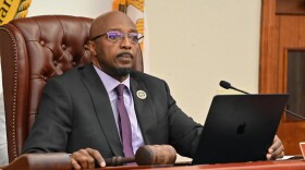 Pictured: Senator Milton Potter, Chair of the Committee on Disaster Recovery, Infrastructure and Planning