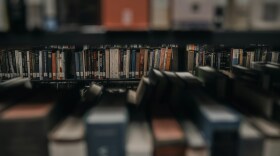 Library book shelf
