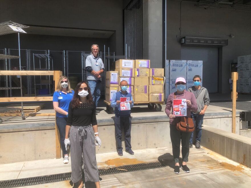 Angel Wang and volunteers with the Chinese Americans COVID-19 Relief AZ has spent the last few months collecting and gathering medical grade PPE from China.