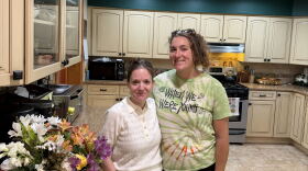 Heather DeGrew (left) and Allison Cramer (right), the sister and daughter of Mindy Brugger.