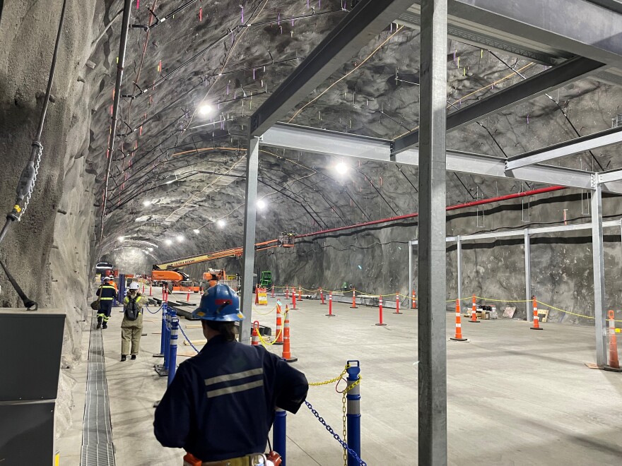 Crews start outfitting LBNF caverns for DUNE experiment | SDPB