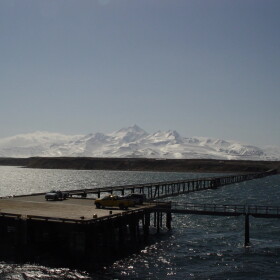 The dock at Cold Bay.