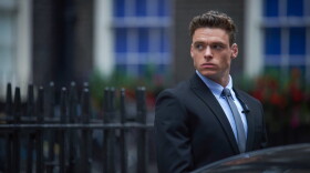 Richard Madden as Sgt. David Budd, in a still from the Netflix and BBC series "Bodyguard." (Sophie Mutevelian/World Productions/Netflix)