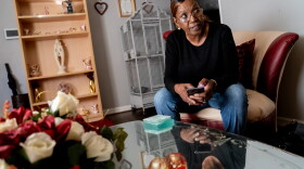 Carolyn Burton, 64, speaks about her experience with VineBrook Homes on Monday, Jan. 23, 2023, at her home in Florissant, Missouri.