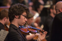 Dress rehearsal of CCM's production of Bach's St. Matthew Passion at Christ Church Cathedral