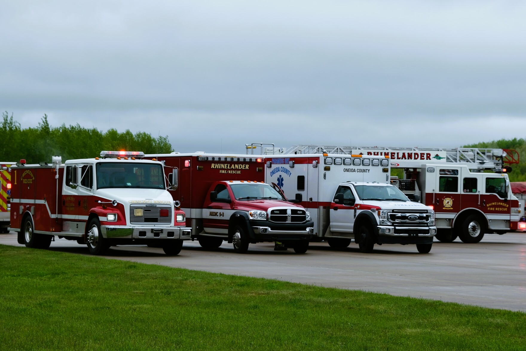 RhinelanderOneida County Airport simulates disaster to train local