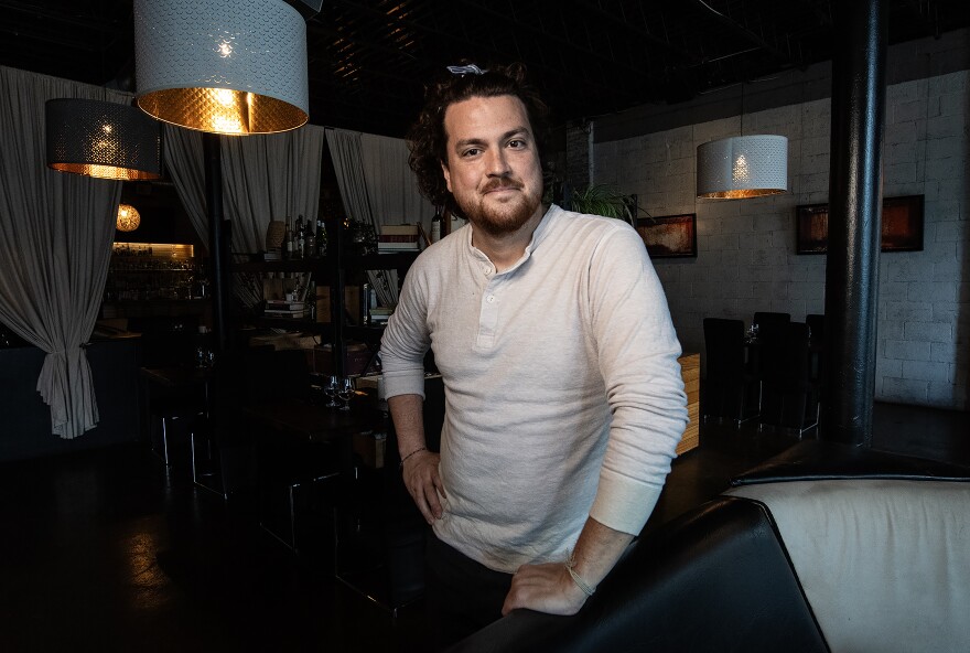 Bar manager Chase Ihde is among staff at Affäre, which was nominated for Outstanding Wine and Other Beverages Program in the 2024 James Beard Awards.