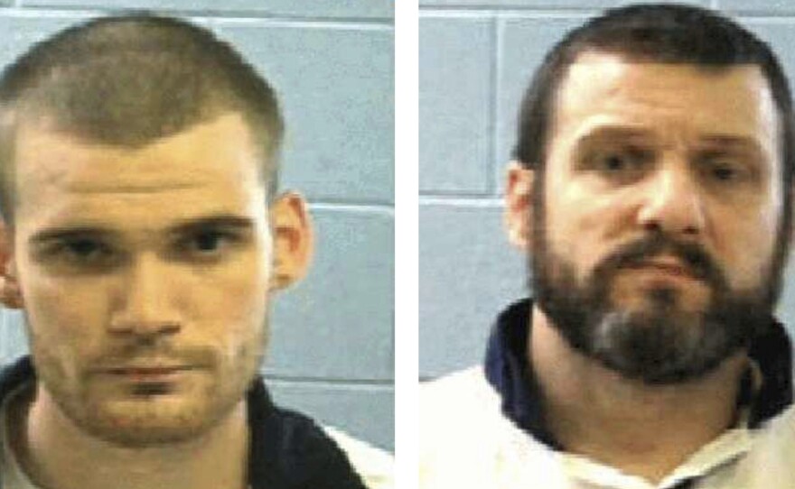 This combo of undated photos provided Tuesday by the Georgia Department of Corrections shows inmates Ricky Dubose (left) and Donnie Russell Rowe.