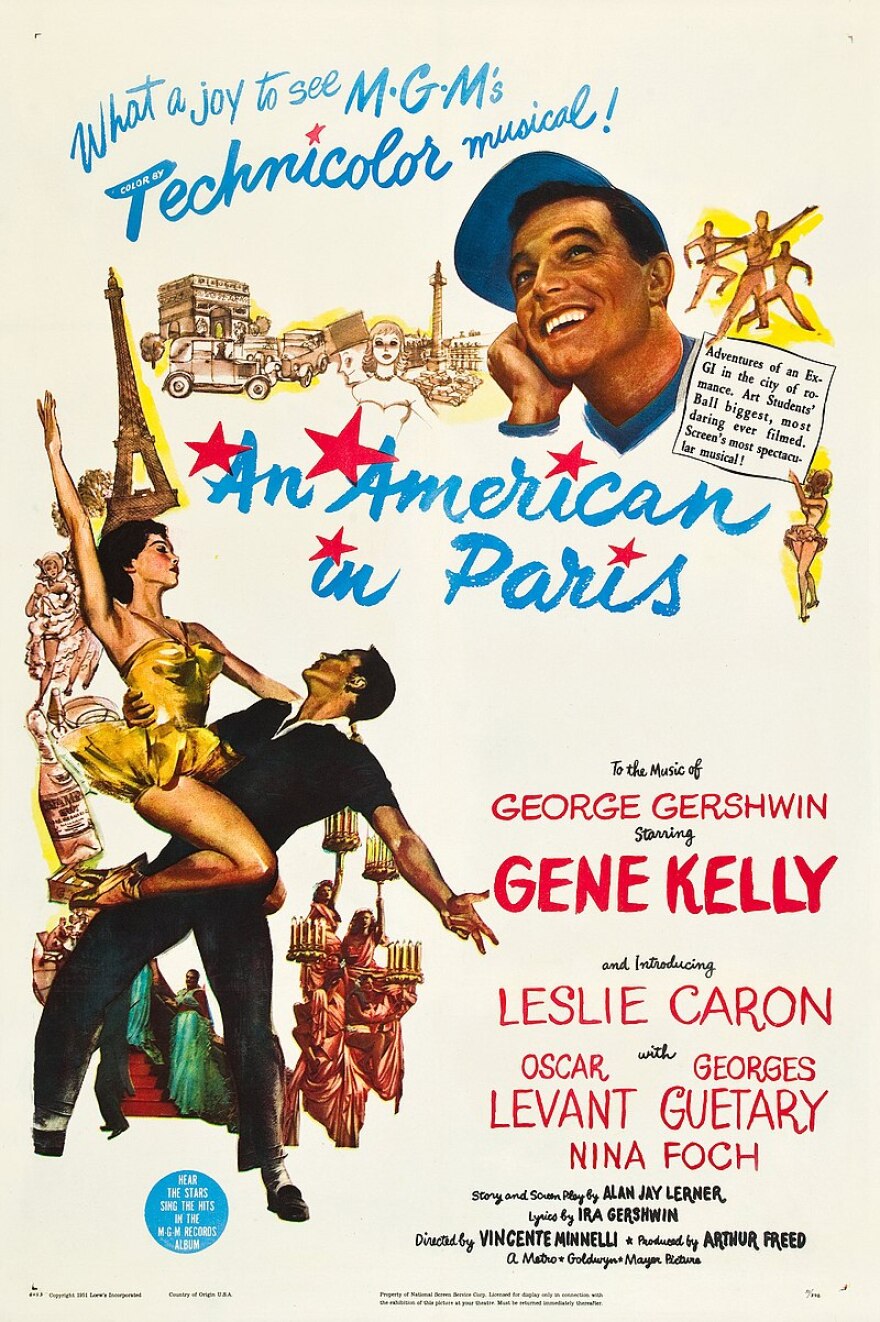 An American in Paris film poster from 1951.