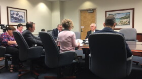 The University of Florida Board of Trustees and President Fuchs met Tuesday in Tigert hall to discuss the future of the Hilton hotel. (Krystalle Pinilla/WUFT News)
