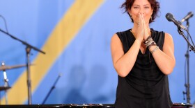 Lilith Fair founder Sarah McLachlan at a performance in New York's Central Park earlier this summer.