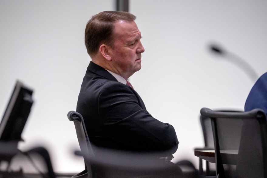 Deputy Utah County Attorney Christopher Ballard in the 4th District Court in Provo, May 19, 2026, during a hearing for Tyler Robinson, accused in the fatal shooting of Charlie Kirk.