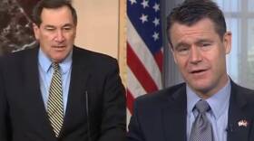 Sen. Joe Donnelly (D), left, and Sen. Todd Young (R).