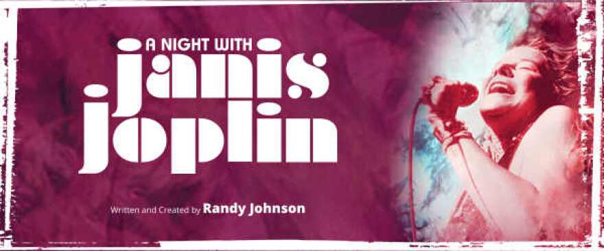 Florida Studio Theatre Graphic for 'A Night with Janis Joplin'