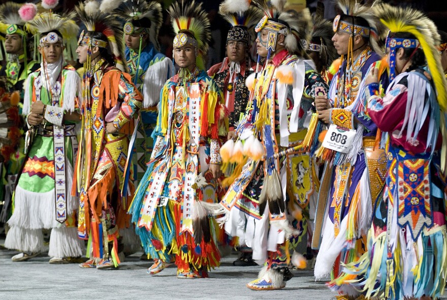 Dancers at the 2007 Smithsonian Pow-Wow.