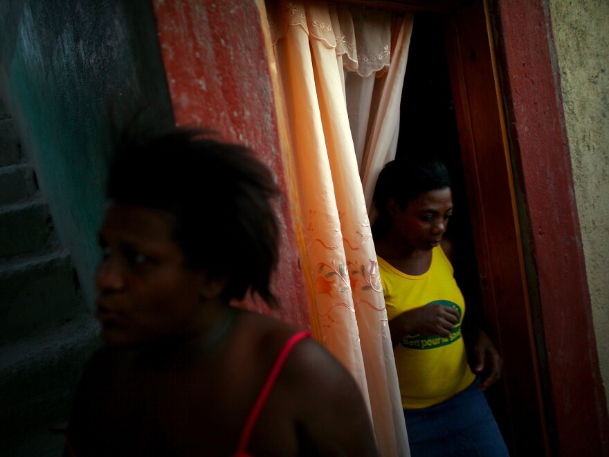 Rose Lermonis spent months living in what she calls an "awful" camp in Petionville, a suburb of Port-au-Prince. A rental subsidy program helped her to move out temporarily.