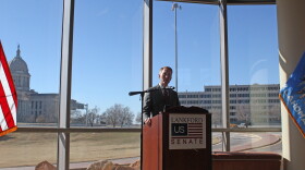 U.S. Rep. James Lankford (R-Okla.) announces his Senate candidacy at the Oklahoma History Center on Monday.
