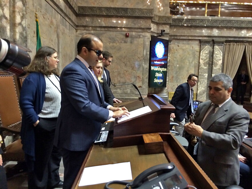 Lt. Gov Cyrus Habib is requesting money in the next two year state budget to hire security.