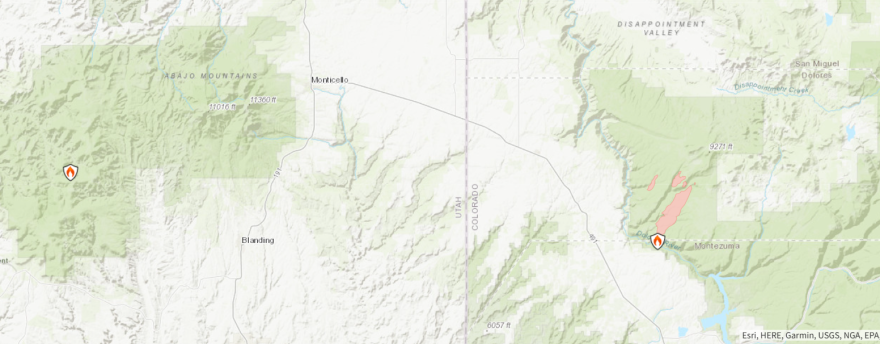 Multiple wildfires are burning in western Montezuma and Dolores counties, including the Ferris, Far Draw and Doe Canyon fires. Evacuation orders remain in place for some areas.