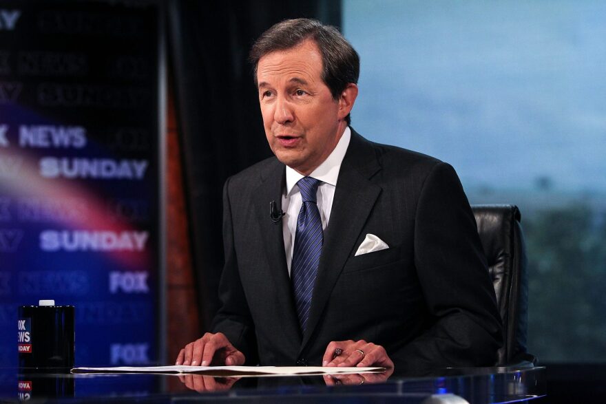 Chris Wallace during an interview on "FOX News Sunday" at the FOX News D.C. Bureau on July 27, 2012 in Washington. (Paul Morigi/Getty Images)