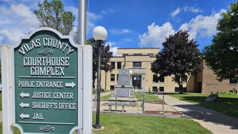 The Vilas County Courthouse.