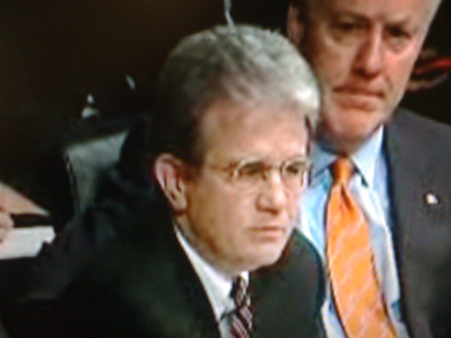 Oklahoma Senator Coburn on the senate floor.