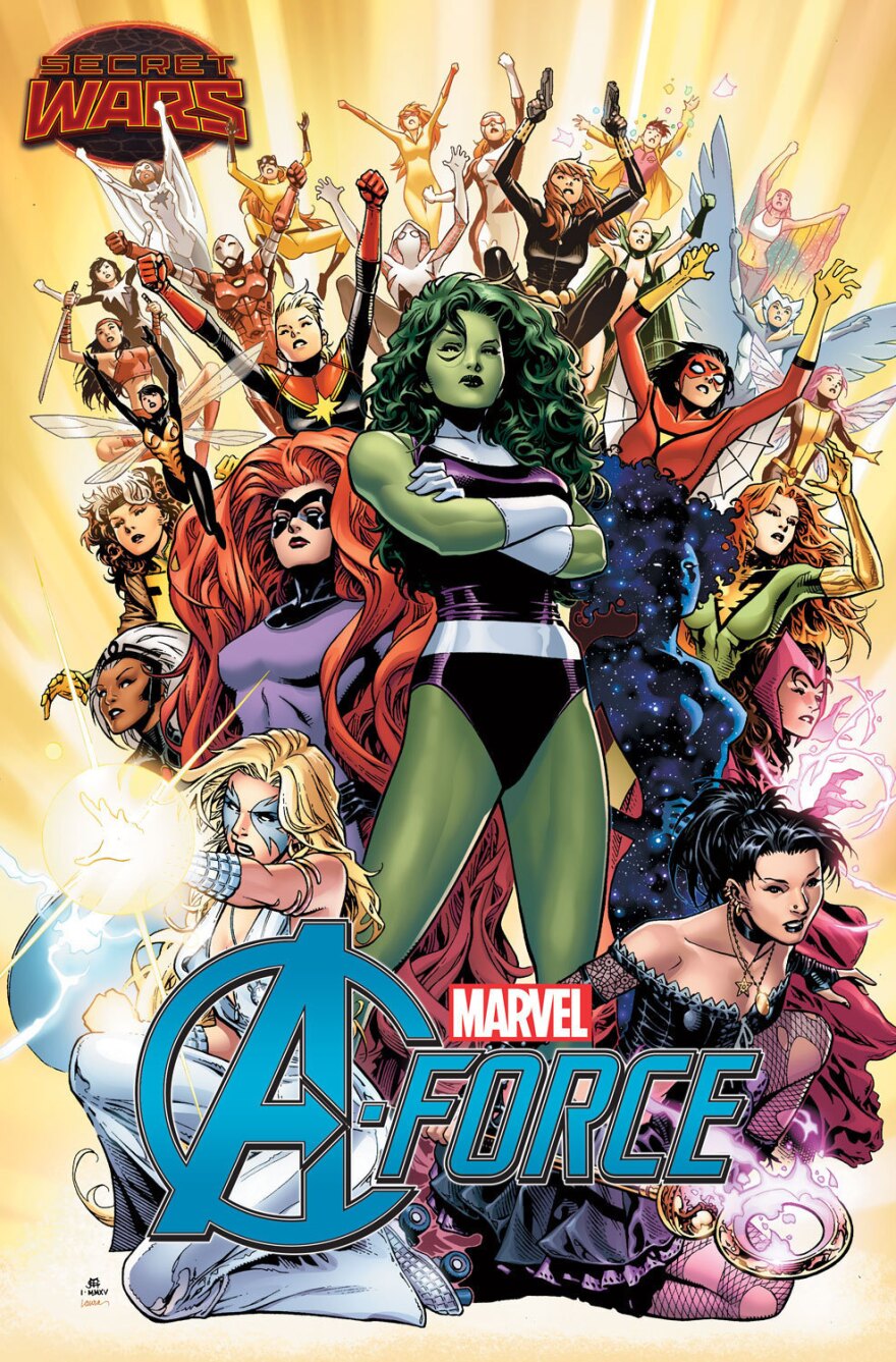 She-Hulk, Dazzler, Medusa and Nico Minoru are some of the characters that make up Marvel's A-Force.