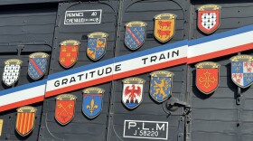 An image of the preserved box car.