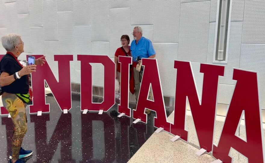 Hoosiers turned out Sunday at Playoff Fan Central in Miami Beach.